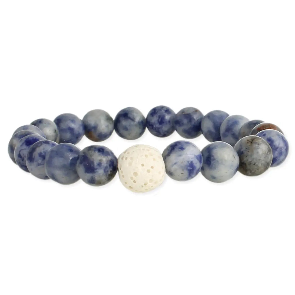 Blue Sodalite Diffuser Bracelet Image